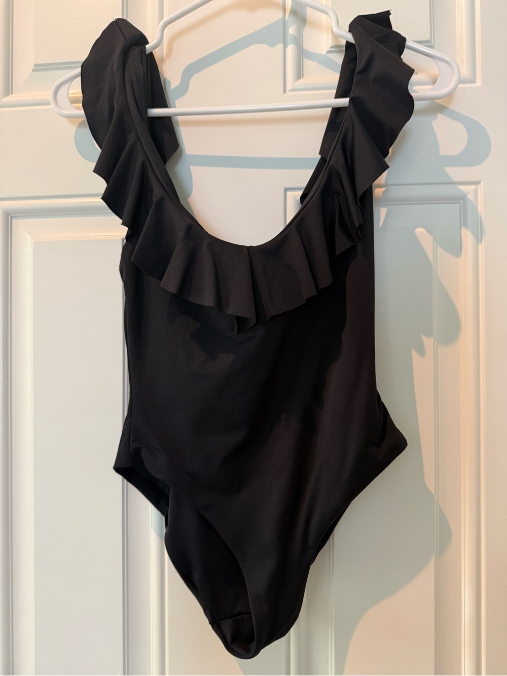 Eberjey Black Ruffle One-Piece Swimsuit